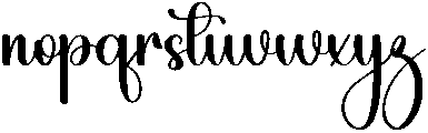 Baking Regular otf (400) Font LOWERCASE
