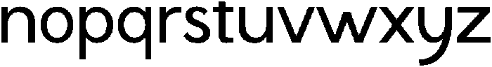 BakungRegular otf (400) Font LOWERCASE