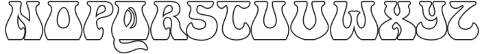 Balads Outline otf (400) Font UPPERCASE