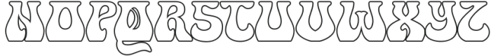 Balads Outline otf (400) Font LOWERCASE