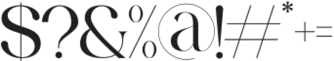 Balava-Regular otf (400) Font OTHER CHARS