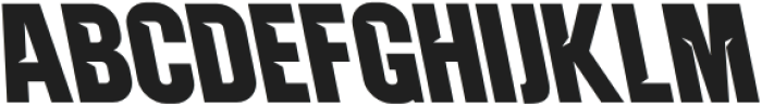 Balbek Pro Cut Bold Reverse otf (700) Font UPPERCASE