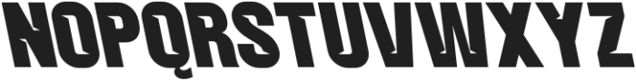 Balbek Pro Cut Extra Bold Reverse otf (700) Font UPPERCASE