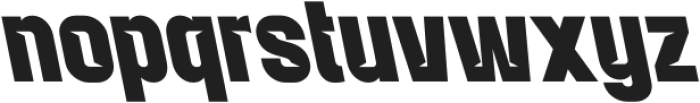 Balbek Pro Cut Extra Bold Reverse otf (700) Font LOWERCASE