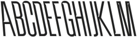 Balbek Pro Cut Thin Reverse otf (100) Font UPPERCASE