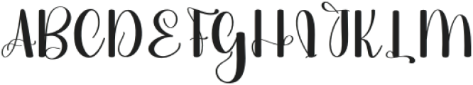 Balegia Regular otf (400) Font UPPERCASE