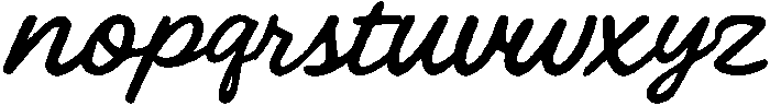 Balencia otf (400) Font LOWERCASE