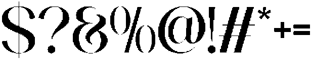 Balenia Regular otf (400) Font OTHER CHARS