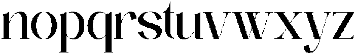 Balenia Regular otf (400) Font LOWERCASE