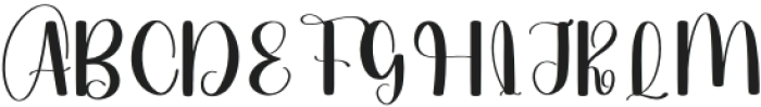 Balentia1 Regular otf (400) Font UPPERCASE