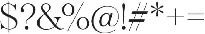 Balerno Serif Light otf (300) Font OTHER CHARS