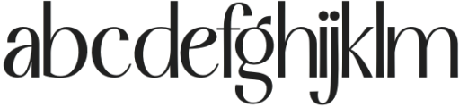 Balgena Regular otf (400) Font LOWERCASE