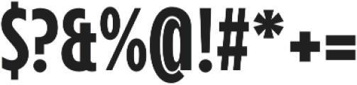 Balgin Black Condensed otf (900) Font OTHER CHARS