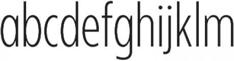 Balgin Extra Light Condensed otf (200) Font LOWERCASE