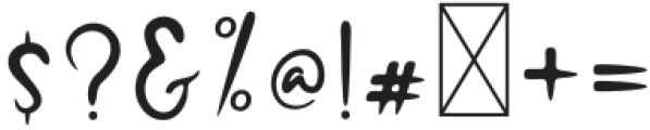 Balgonbe Font Regular otf (400) Font OTHER CHARS