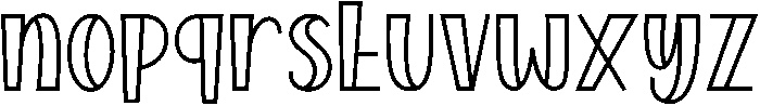 Bali Beach otf (400) Font LOWERCASE