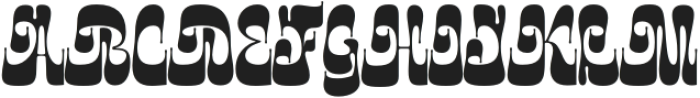 Bali Sunset Regular otf (400) Font UPPERCASE