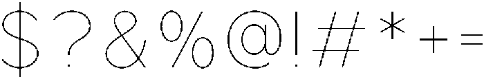 Balimo Thin ttf (100) Font OTHER CHARS