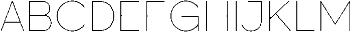 Balimo Thin ttf (100) Font UPPERCASE