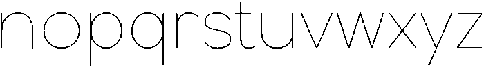 Balimo Thin ttf (100) Font LOWERCASE
