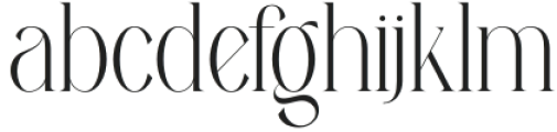 Balinda Regular otf (400) Font LOWERCASE