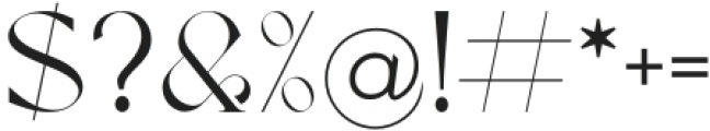 Balinest Regular otf (400) Font OTHER CHARS