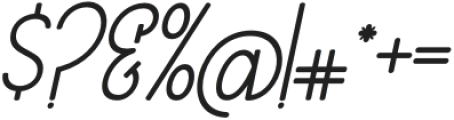 Balister Italic Regular otf (400) Font OTHER CHARS