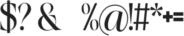 Baliths Serif Condensed Regular otf (400) Font OTHER CHARS