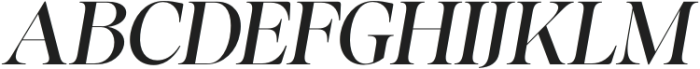 Baliths Serif Slant Expended Rg otf (400) Font UPPERCASE