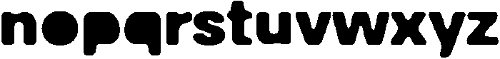 Balium Blur Extra Bold Filled ttf (700) Font LOWERCASE