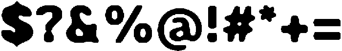 Balium Blur Extra Bold ttf (700) Font OTHER CHARS