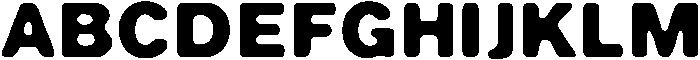 Balium Blur Extra Bold ttf (700) Font UPPERCASE