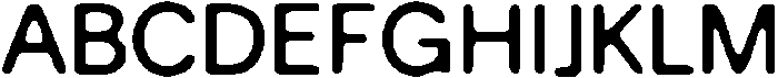Balium Blur Regular ttf (400) Font UPPERCASE