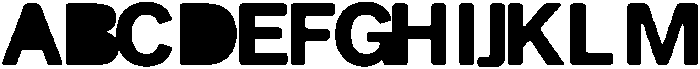 Balium Bold Fill Bad Kerning ttf (700) Font UPPERCASE