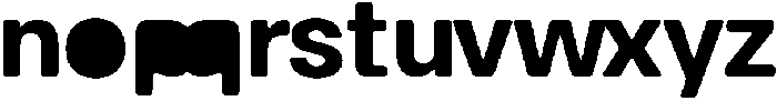 Balium Bold Fill Bad Kerning ttf (700) Font LOWERCASE