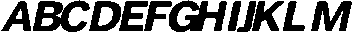Balium Bold Obl Bad Kerning ttf (700) Font UPPERCASE