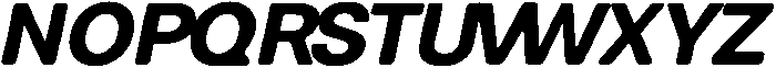 Balium Bold Obl Bad Kerning ttf (700) Font UPPERCASE
