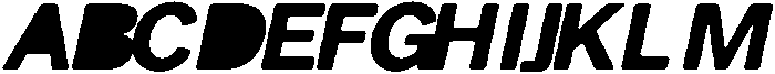Balium Bold Obl Fill Bad Kerning ttf (700) Font UPPERCASE