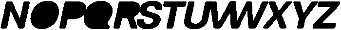 Balium Bold Obl Fill Bad Kerning ttf (700) Font UPPERCASE