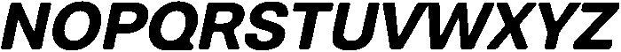 Balium Bold Obl ttf (700) Font UPPERCASE
