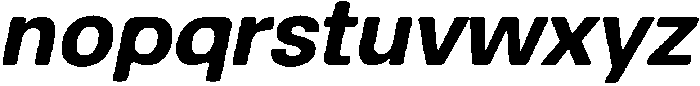 Balium Bold Obl ttf (700) Font LOWERCASE