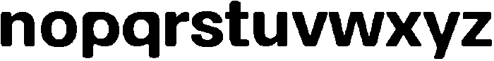 Balium Bold ttf (700) Font LOWERCASE