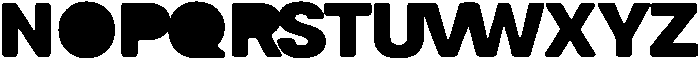 Balium ExtraBold Fill Bad Kerning ttf (700) Font UPPERCASE