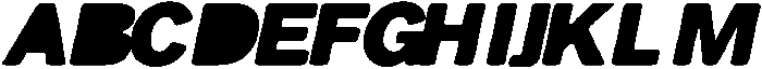 Balium ExtraBold Obl Fill Bad Kerning ttf (700) Font UPPERCASE