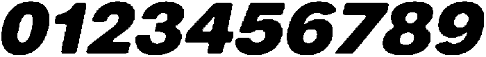 Balium ExtraBold Obl ttf (700) Font OTHER CHARS