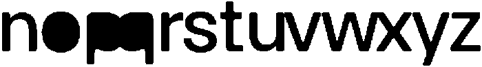 Balium Medium Fill Bad Kerning ttf (500) Font LOWERCASE