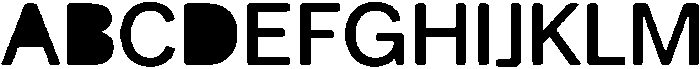 Balium Medium Fill ttf (500) Font UPPERCASE