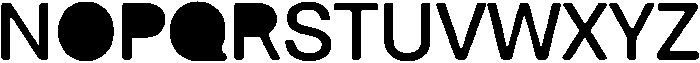 Balium Medium Fill ttf (500) Font UPPERCASE