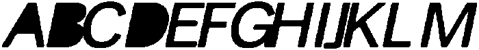 Balium Medium Obl Fill Bad Kerning ttf (500) Font UPPERCASE