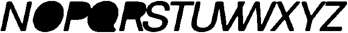 Balium Medium Obl Fill Bad Kerning ttf (500) Font UPPERCASE